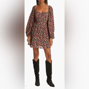 The Westside Vivian Floral Long Sleeve Dress NWT XS